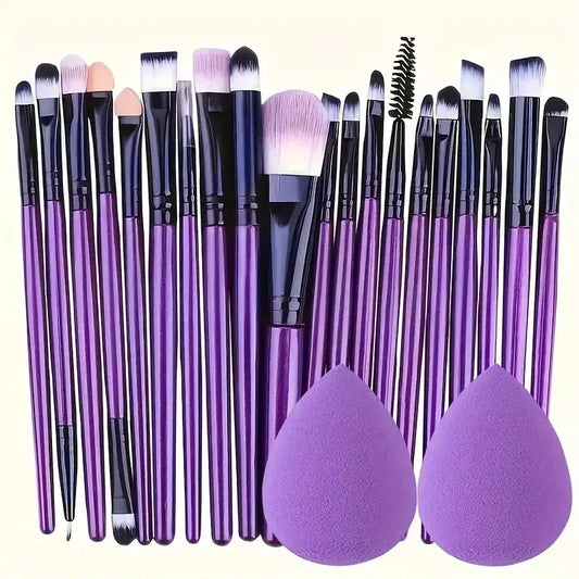 Conjunto de pincéis de maquiagem de 20 unidades