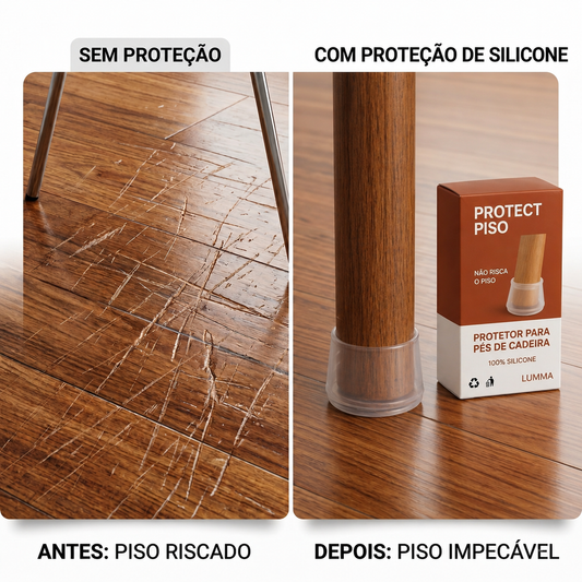 Kit com 16 Peças de Protetor de Pés de Cadeira e Mesa em Silicone  |  OFERTA LIMITADA 🔥