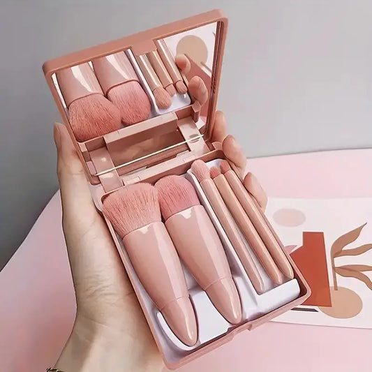 Conjunto de pincéis de maquiagem de tamanho de viagem 5pcs